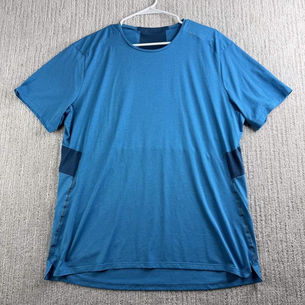 Lululemon Fast & Free Short Sleeve Tech Tee Men's Size Large Blue